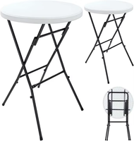 Oeytree prix d'usine en gros léger portable design moderne table d'extérieur pliante pour camping hôpital appartement
