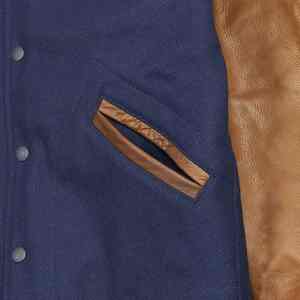 Dernières vestes universitaires pour hommes en laine et cuir avec logo personnalisé, broderie, lettres universitaires, vestes universitaires 2024 - Product Image 4