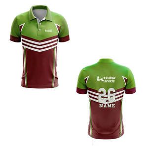 Camiseta de críquet personalizada con sublimación de color para hombre y mujer, proveedor de camisetas de críquet de Pakistán. - Product Image 3