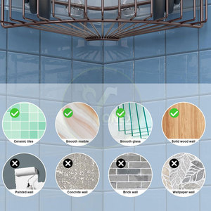 ตะกร้ามุมห้องอาบน้ำแบบหนาพิเศษ รุ่นใหม่ คุณภาพดี ผลิตในปากีสถาน - Product Image 4