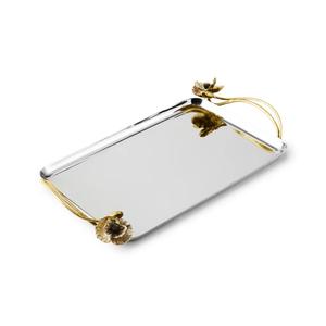 Bandeja de Servicio de Metal Hecha a Mano en India de Primera Calidad para la Presentación de Alimentos, Perfecta para Mejorar el Estilo de la Mesa y Elevar el Ambiente de su Hogar - Product Image 2