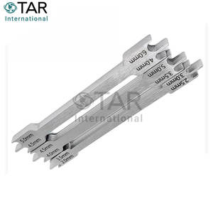 Soporte de ortodoncia dental personalizado, medidor de altura, acabado opaco, soporte de medición de acero inoxidable alemán, instrumentos médicos - Product Image 6