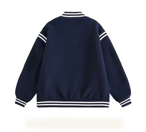 แจ็กเก็ตเลตเตอร์แมนสำหรับผู้หญิงเสื้อแจ็กเก็ตมีหมวกกันลมทันสมัย - Product Image 4