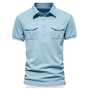 Vente en gros de polos pour hommes de haute qualité Chemises polos sur mesure pour hommes de haute qualité - Product Image 6