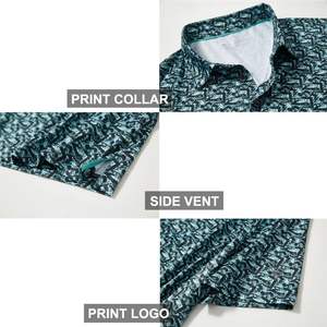 Polos informales de alta calidad OEM a precio de fábrica para hombre, Polo bordado transpirable de secado rápido a granel para Polo personalizado - Product Image 4