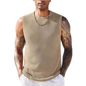 Débardeurs élégants pour hommes pour l'entraînement physique Entraînements d'été Gym et course à pied Chemises musculaires légères et respirantes - Product Image 5