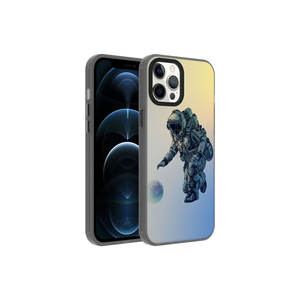 Funda Magnética para Teléfono con Diseño de Astronauta Netzy Dragon, Carcasa Rígida con Patrón para iPhone 12 Pro Max y Plus, Fundas Protectoras Traseras - Product Image 1