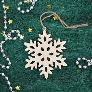 เครื่องประดับตกแต่งคริสต์มาสทำจากไม้สำหรับตกแต่งบ้านต้นคริสต์มาส - Product Image 3