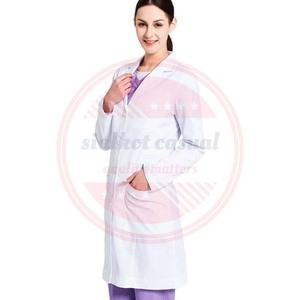 Bata de Laboratorio de Enfermería Médica Unisex, Uniforme de Enfermera de Manga Larga, Bata de Laboratorio de Hospital - Product Image 4