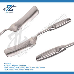 BREISKY Spéculam Vaginal 30cm, 100X40mm Acier Inoxydable Breisky Rétracteur Vaginal Instruments Chirurgicaux Fabricant Pakistan - Product Image 2