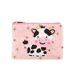Broderie artisanale traditionnelle HOWDY HONEY Seed Beaded Design petit sac portefeuille élégant fantaisie et élégant par Hiba Enterprises - Product Image 4