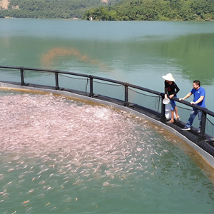 Mavinex กรงเพาะพันธุ์ปลาแบบกลม HDPE สำหรับเพาะพันธุ์ปลาอุปกรณ์ในฟาร์มเพาะเลี้ยงสัตว์น้ำขนาดเส้นผ่านศูนย์กลาง15-20เมตร - Product Image 4