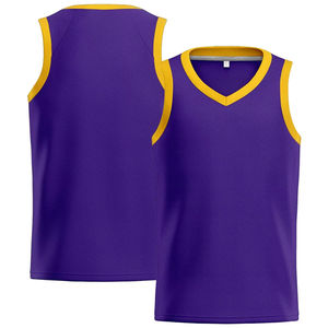 Maillot de basket-ball 100% polyester de haute qualité personnalisé, uniforme de qualité de conception respirant et imprimé pour les joueurs de basket-ball - Product Image 6