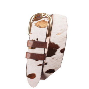 Ceinture en cuir de vachette véritable unisexe, ceinture de mode occidentale de qualité supérieure, accessoire tendance, ceinture en cuir de vachette - Product Image 2