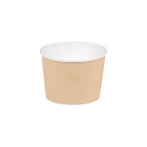 Vente en gros de bols alimentaires en papier kraft de 300 ml, empilables, scellables, résistants à la graisse, pour produits chauds et froids, logo personnalisé - Product Image 2