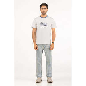 T-shirts 100 % coton coupe ample avec motif en jersey et tissu en soie glacée 180g, broderie personnalisée MN-TS-SS25-053 - Product Image 5