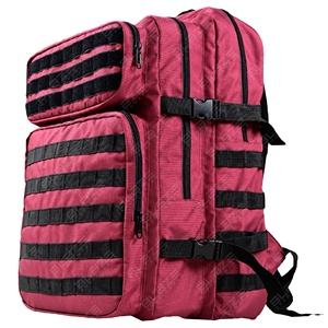 Durable Lightweight Tactical Molle Unisex Adults Gym <b>Backpack</b> Customizable Beaded Metal Belts <b>Heavy</b>-<b>Duty</b> Waterproof 600D PVC - Product Image 1