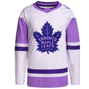 Camiseta de hockey sobre hielo para niños cosida en blanco al por mayor camiseta de hockey para hombres práctica bordada malla transpirable - Product Image 1