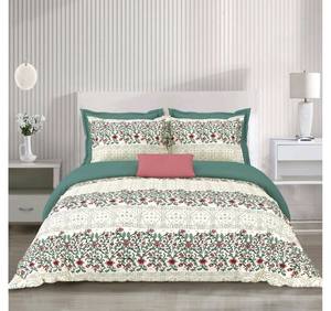 Premium Organic Cotton Waterproof Plain Printed 500TC Ultra-Soft <b>King</b> <b>Size</b> <b>Bedding</b> Set with 2 Pillowcases for Home & Hotel Use - Product Image 1