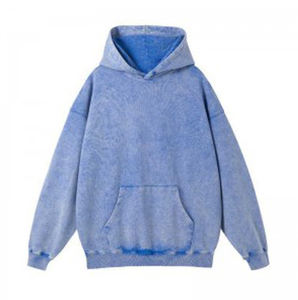 100% coton 400 GSM poids lourd en détresse lavé à l'acide sweat à capuche blanc hommes fermeture éclair sweats à capuche bases, sweats à capuche mélangés en coton - Product Image 5
