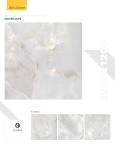 Baldosa de Porcelana Brillante Imitación Madera Sólida Breccia Gold de 1200x1200mm, Formato Grande, Vitrificada, para Sala de Estar de Villa - Product Image 6