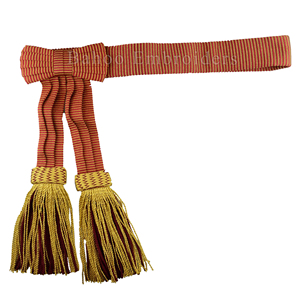 PROTECTORES DE PIE CINTURA COMPLETA DE VESTIDO ORO Y CRIMSON - Product Image 1