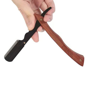 Rasoir de barbier à lame droite Pissco, fabricant de premier plan, pour la coupe de la barbe et le rasage des hommes, rasoir simple pour barbier. - Product Image 5