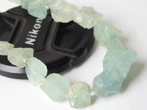 Pépite brute naturelle aigue-marine pierres précieuses bleues brin de perles en vrac pour la fabrication de bijoux et la décoration perles de pierre - Product Image 2