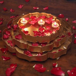 Buen diseño hermoso grabado Diwali latón hecho a mano latón tradicional Kuber profundo/Diya/lámpara de aceite - Product Image 6