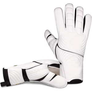 Guantes de portero con protección para los dedos Agarre fuerte Guantes de portero de fútbol de látex Rendimiento de nivel profesional Personalizado Cómodo - Product Image 2