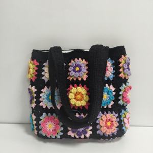 Women's Hand-Crocheted Shoulder <b>Bag</b> Forest Yarn <b>Knitted</b> Big Size <b>Bag</b> for Party Wedding Gift - Product Image 3