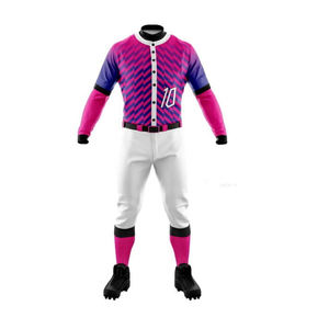 Uniforme de Béisbol con Logotipo Personalizado, Disponible en Todas las Tallas, Diseño Único, Conjunto de Camiseta y Pantalón de Béisbol Hecho en Fábrica - Product Image 2