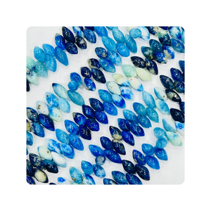 Cuentas de Gemas de Afganita Azul Natural AAA de Forma Irregular y Alto Pulido, Certificadas por CCGTC Alif International para Joyería Hecha a Mano - Product Image 3