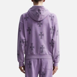 Sudadera con Capucha de Felpa Cálida Unisex con Pedrería de Lujo, 100% Algodón, Invierno, Diseño Brillante con Cristales, Moda Boutique, Ropa Urbana - Product Image 2