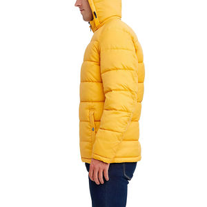 Chaqueta Acolchada Ligera para Hombre, Estilo Urbano Informal, con Cuello Alto, Logotipo Frontal, Secado Rápido, Ecológica, Resistente al Viento, Cómoda para Invierno - Product Image 3