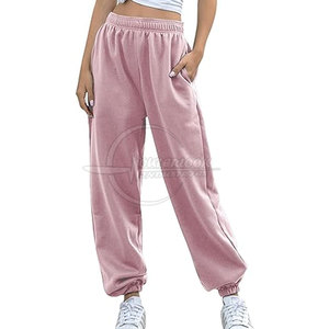 Meilleurs matériaux Conception personnalisable Marque privée Pantalons de survêtement décontractés pour femmes Fabricant haut Respirant et élégant - Product Image 5