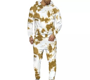Bon marché, survêtements Tie Dye pour hommes, confortables, sur mesure, anti-rides, survêtement Tie Dye respirant pour hommes avec un style unique - Product Image 1