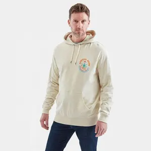 High Quality 100% Cotton 420 Gsm Heavyweight Pullover Men Oversized Hoodie Fleece No String Hoodie with custom logo embroidery