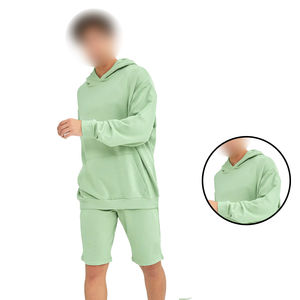 เสื้อพูลโอเวอร์ผู้ชายปี 2025 ผ้าฝ้ายออร์แกนิคเนื้อหนา ทรงปกติ คุณภาพสูง ดีไซน์ไหล่ตก สำหรับฤดูหนาว สีพื้น ปักลายดิจิทัล - Product Image 6