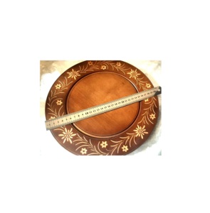 Plateau de service moderne en bois et nacre pour desserts au chocolat, idéal pour la maison de luxe et l'utilisation pendant le Ramadan - Product Image 1