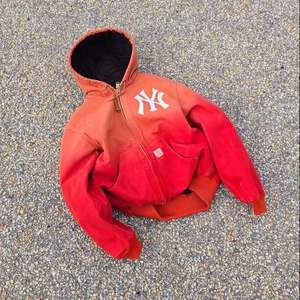 <b>Men</b> Clothing Manufacturer Custom Cropped Boxy <b>Red</b> Sun Faded 500gsm Heavyweight Zip up Jacket Acid Wash <b>Hoodie</b> - Product Image 4