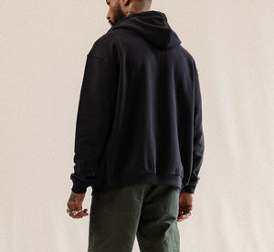 สเวตเชิ้ตแขนยาวแบบรูดซิปขึ้นสำหรับผู้ชายใส่ได้ทั้งชายและหญิงมีฮู้ดเปิดไหล่ปล่อยฤดูใบไม้ผลิฤดูใบไม้ร่วง - Product Image 2