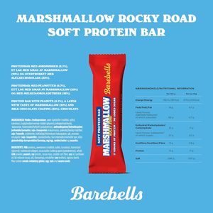 Barres protéinées molles <span class=keywords><strong>Barebells</strong></span> Rocky Road - Lot de 12 - Product Image 6