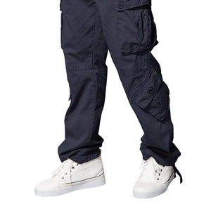 Nuevos pantalones Cargo con múltiples bolsillos, pantalones elásticos personalizados de talla grande para hombre, pantalones Cargo - Product Image 3