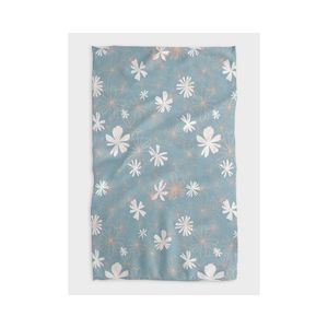 Bordure écologique rayée jaune vif bon marché brodée 100% coton bio golf durable meilleure vente torchons de cuisine - Product Image 6