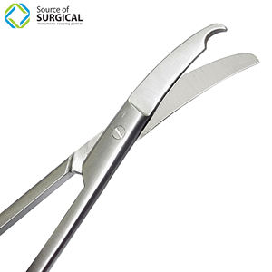 Tijeras manuales de ligadura de acero inoxidable Herramientas de costura de ángulo CVD para instrumentos quirúrgicos Eliminación de puntadas - Product Image 4