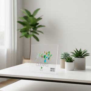 Cadre photo horizontal transparent PCLEAR01OZ04 en plastique 13x18cm pour Bubola & Naibo, clair et élégant - Product Image 3