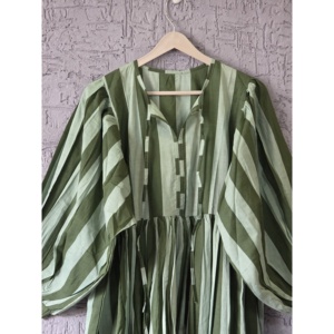Light Green <b>Boho</b> Maxi <b>Dress</b> Diamond Decoration Empire Slits Breathable Fabric XS for <b>Summer</b> Holidays Club Dinner Celebrations - Product Image 6