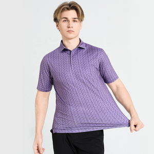 Polo de Golf Personalizado para Hombre, Manga Corta, Venta al por Mayor, Transpirable, Absorbe la Humedad y el Sudor, Elástico en Cuatro Direcciones, Impresión por Sublimación de Calor - Product Image 2