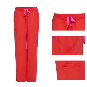 Uniforme de tela elástica de enfermera de servicio OEM, traje de manga corta, uniformes médicos para mujer, alta calidad a la venta - Product Image 4